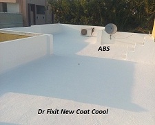 Dr Fixit New Coat Coool serves as  terrace waterproofing cum cool coating 