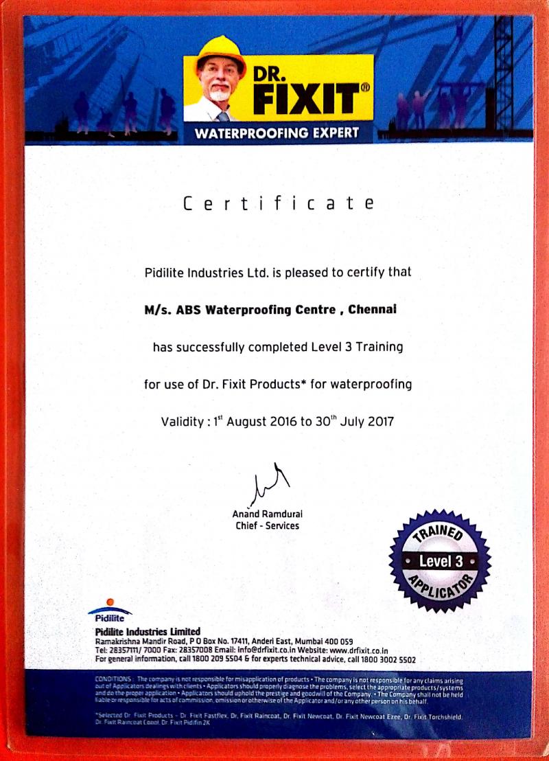 Dr Fixit Certification